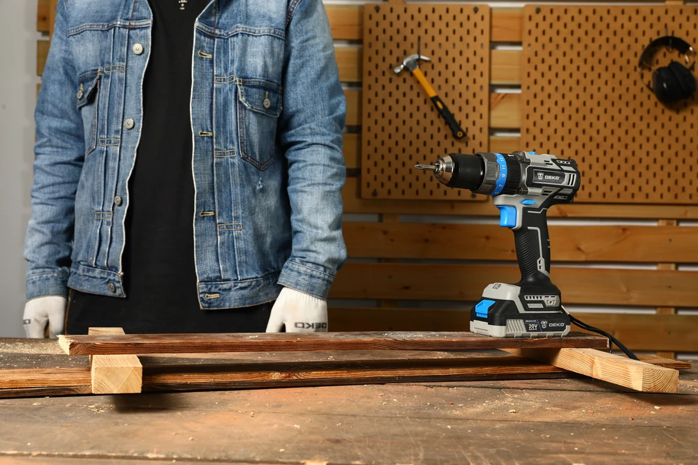 DEKO  DKBL20ID02-S1 Wiertarko - Wkrętarka Udarowa Akumulatorowa